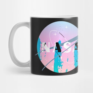 NASA Pastel Rainbow Classic Logo Mug